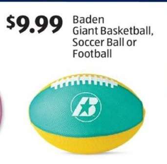 Baden Giant Basketball, Soccer Ball or Football