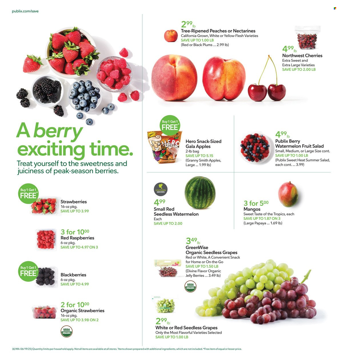 Publix ad - 06/19/2025 - 06/25/2025. Page 6