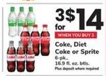 Coke, Diet Coke Or Sprite