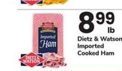 Dietz & Watson Imported Cooked Ham