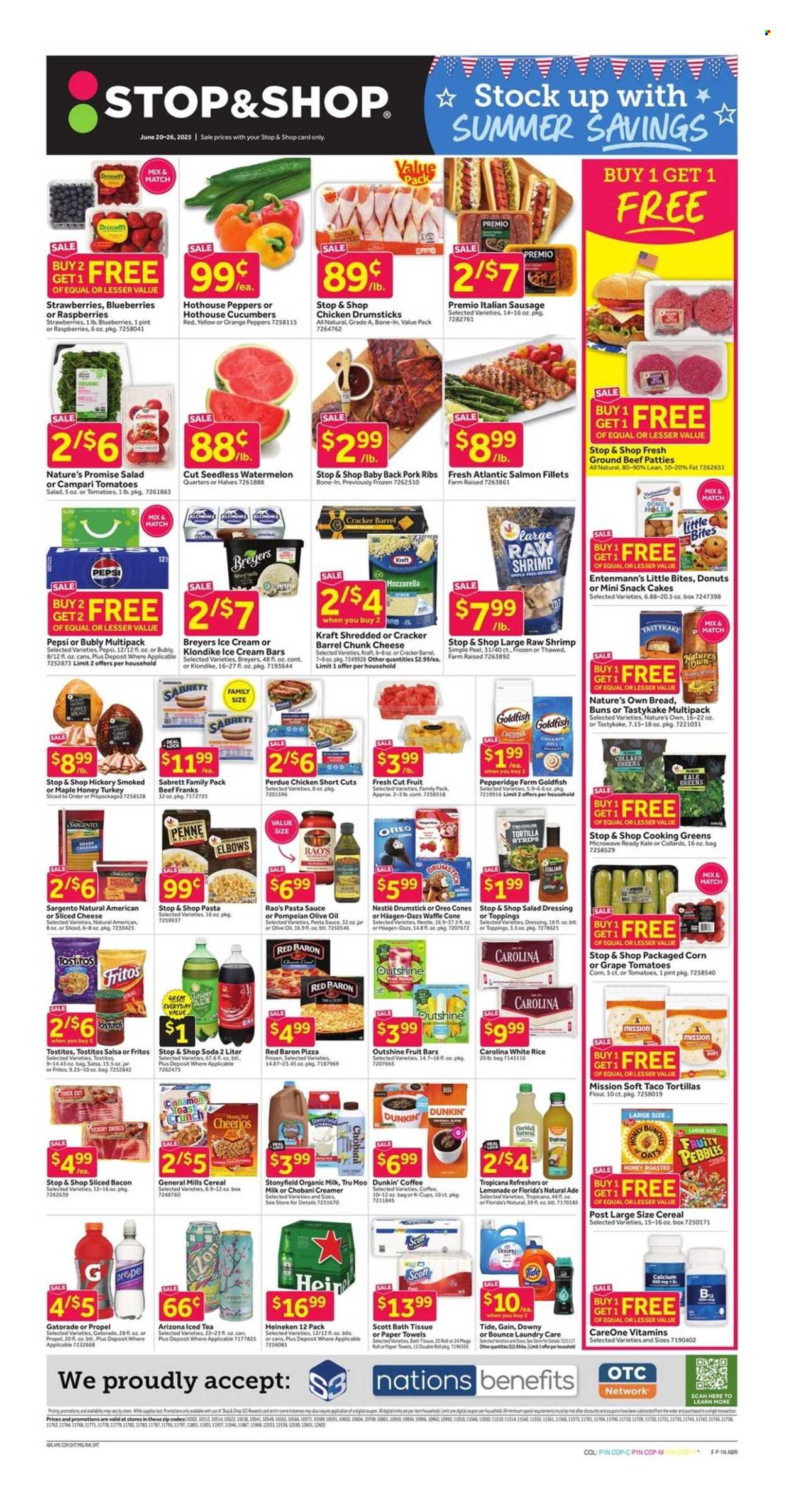 Stop & Shop ad - 06/20/2025 - 06/26/2025. Page 1