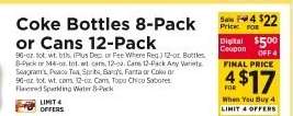 Coke Bottles 8-Pack or Cans 12-Pack