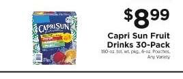 Capri Sun Fruit Drinks 30-Pack