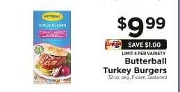 Butterball Turkey Burgers
