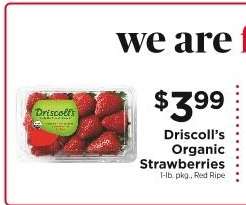 Driscoll's organic strawberries