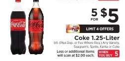 Coke 1.25-Liter