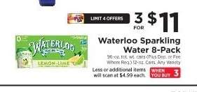 Waterloo Sparkling Water 8-Pack
