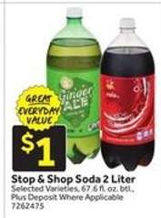 Stop & Shop Soda 2 Liter
