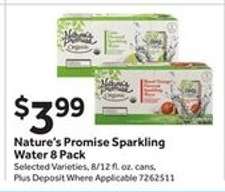 Nature's Promise Sparkling Water 8 Pack