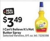 I Can't Believe It's Not Butter Spray
