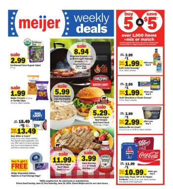 Meijer Flyer - 06/22/2025 - 06/28/2025.