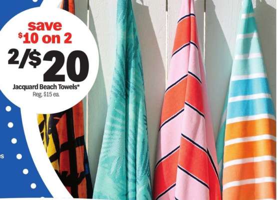 Jacquard Beach Towels