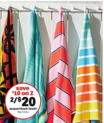 Jacquard Beach Towels