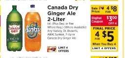 Canada Dry Ginger Ale 2- liter
