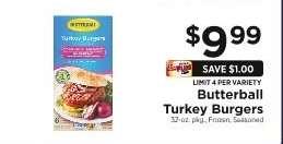 Butterball Turkey Burgers