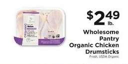 Wholesome Pantry Organic Chicken Drumsticks