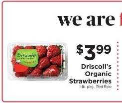 Driscoll's organic strawberries