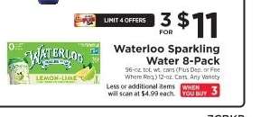 Waterloo Sparkling Water 8-Pack