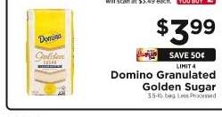 Domino Granulated Golden Sugar