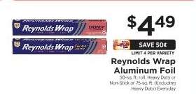 Reynolds Wrap Aluminum Foil