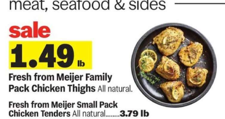 Fresh from Meijer Family Pack Chicken Thighs