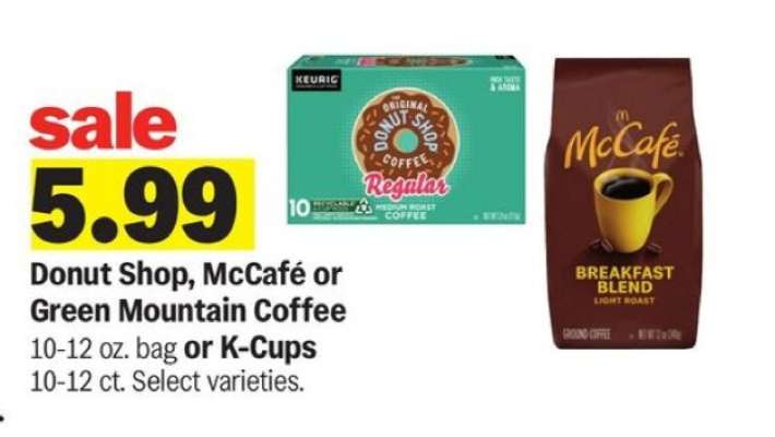 Donut Shop, McCafé or Green Mountain Coffee