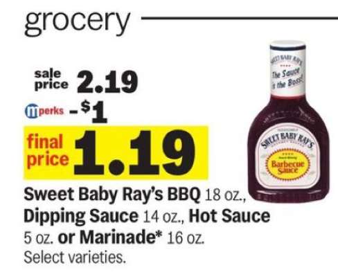 Sweet Baby Ray’s BBQ, Dipping Sauce, Hot Sauce or Marinade