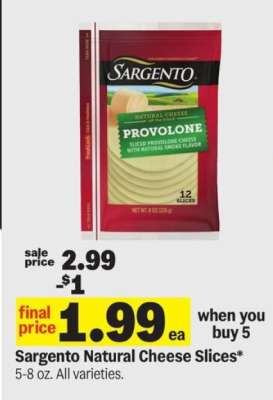 Sargento Natural Cheese Slices