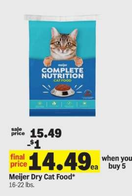 Meijer Dry Cat Food