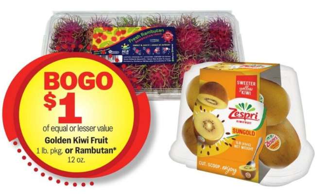 Golden Kiwi Fruit or Rambutan