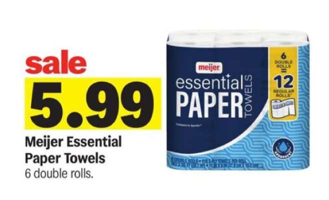 Meijer Essential Paper Towels*