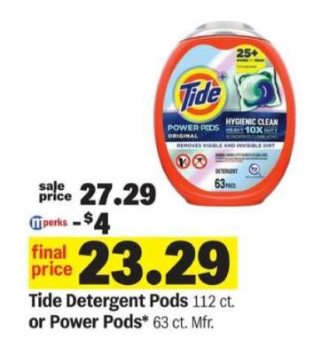 Tide Detergent Pods or Power Pods