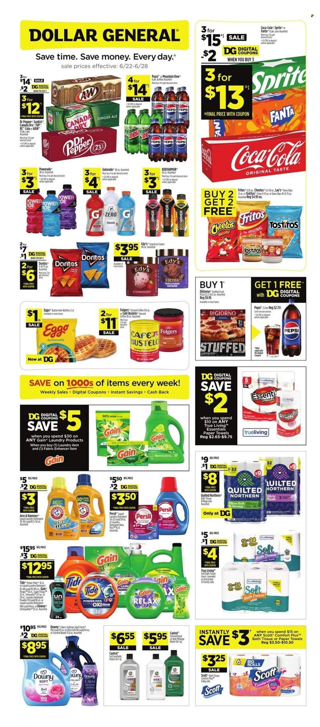 Dollar General ad - 06/22/2025 - 06/28/2025. Page 1