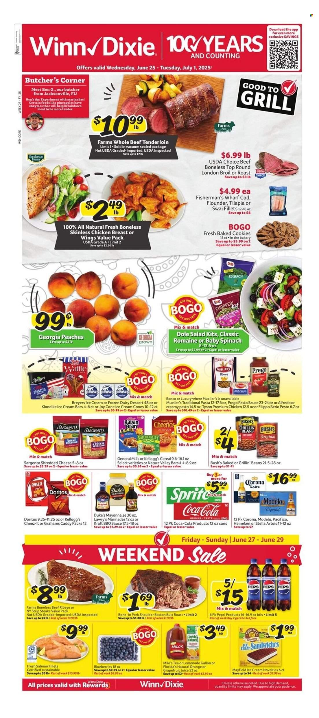Winn Dixie ad - 06/25/2025 - 07/01/2025. Page 1