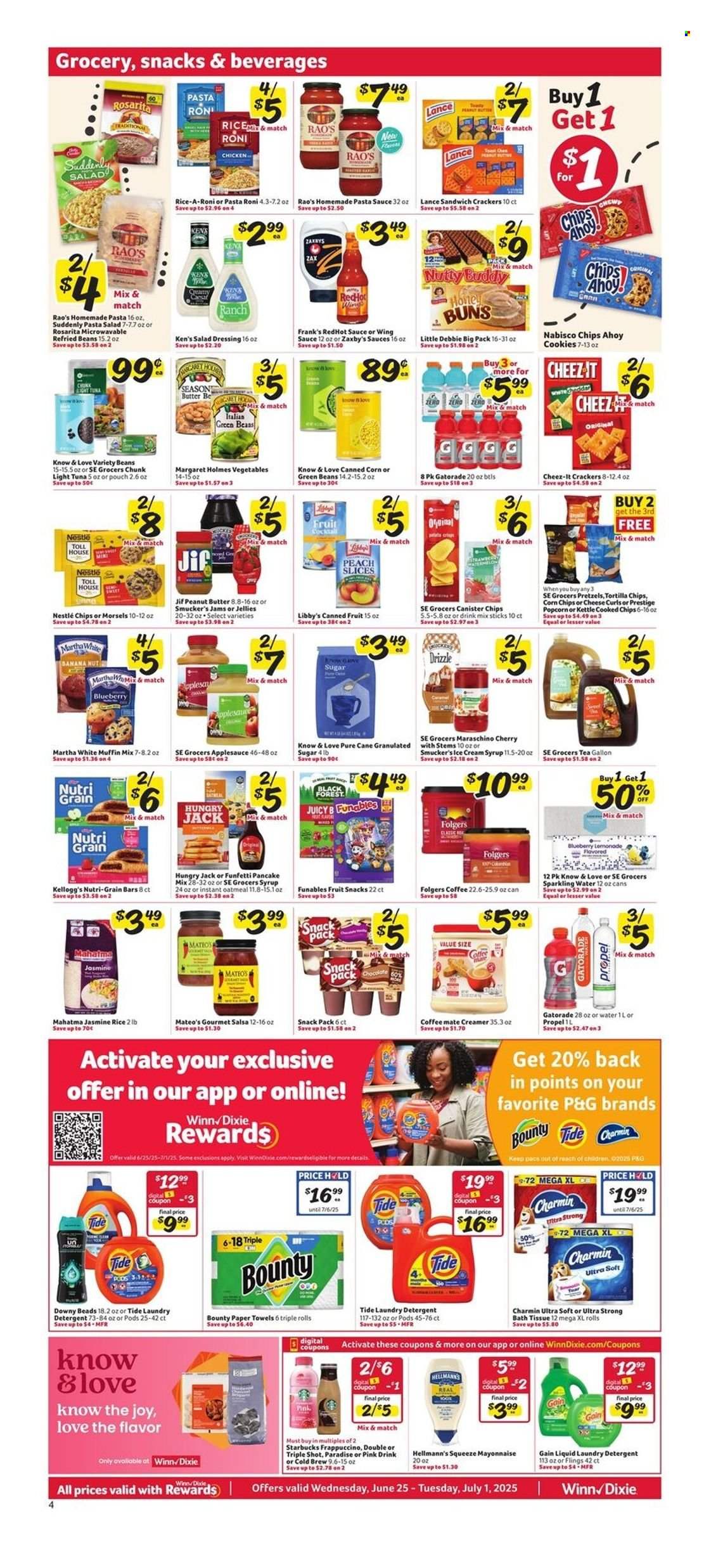 Winn Dixie ad - 06/25/2025 - 07/01/2025. Page 4