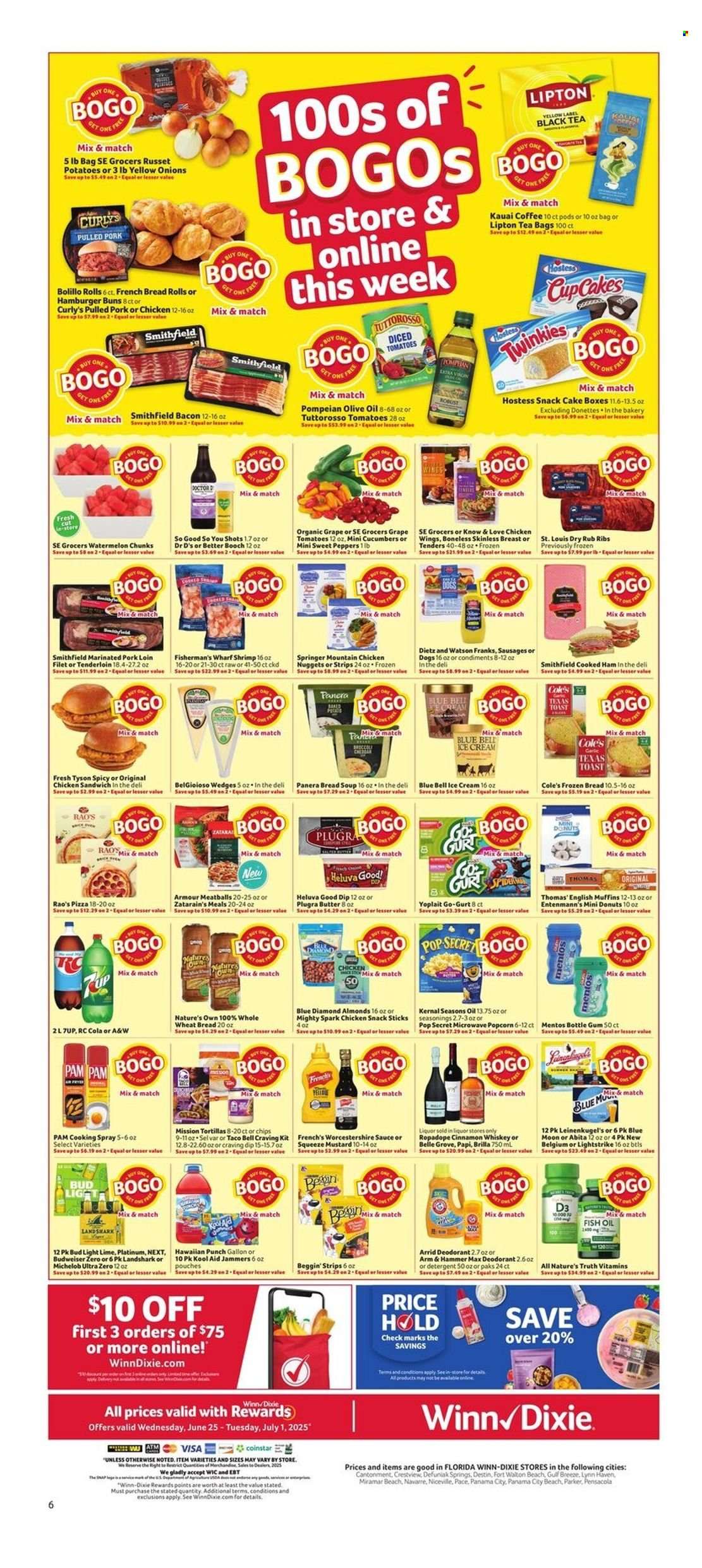 Winn Dixie ad - 06/25/2025 - 07/01/2025. Page 8