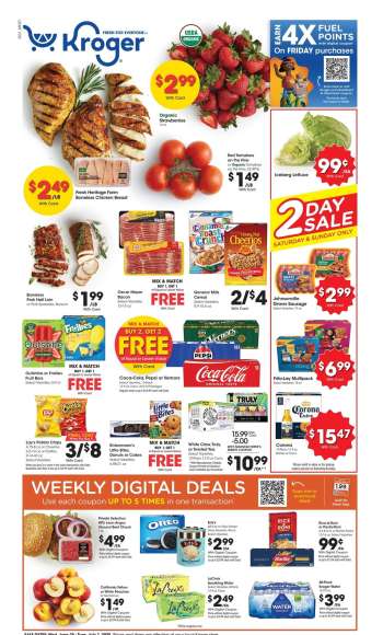 Kroger Flyer - 06/25/2025 - 07/01/2025.