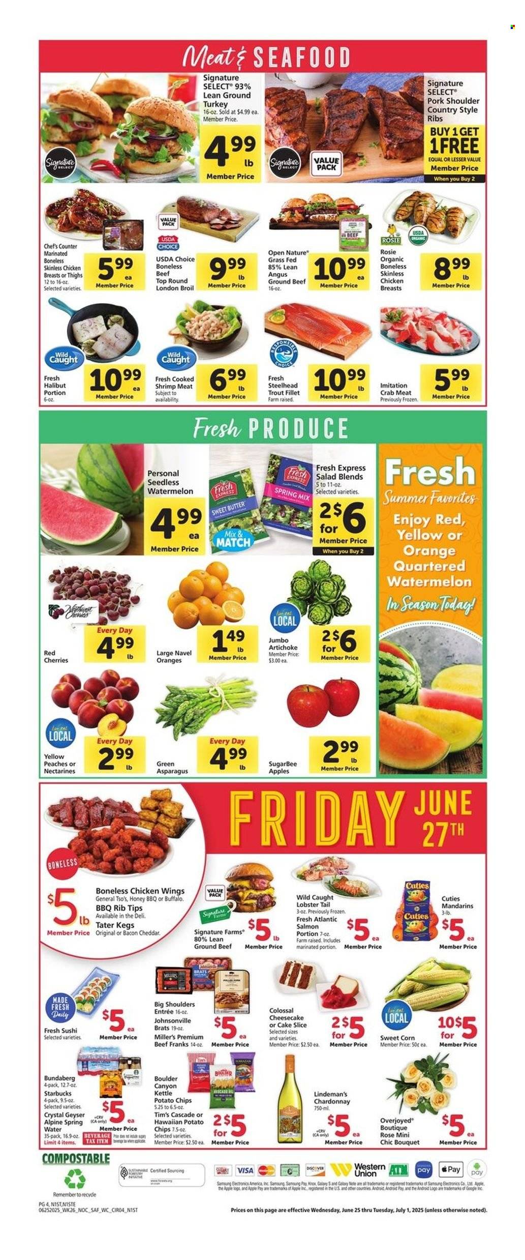Safeway ad - 06/25/2025 - 07/01/2025. Page 4