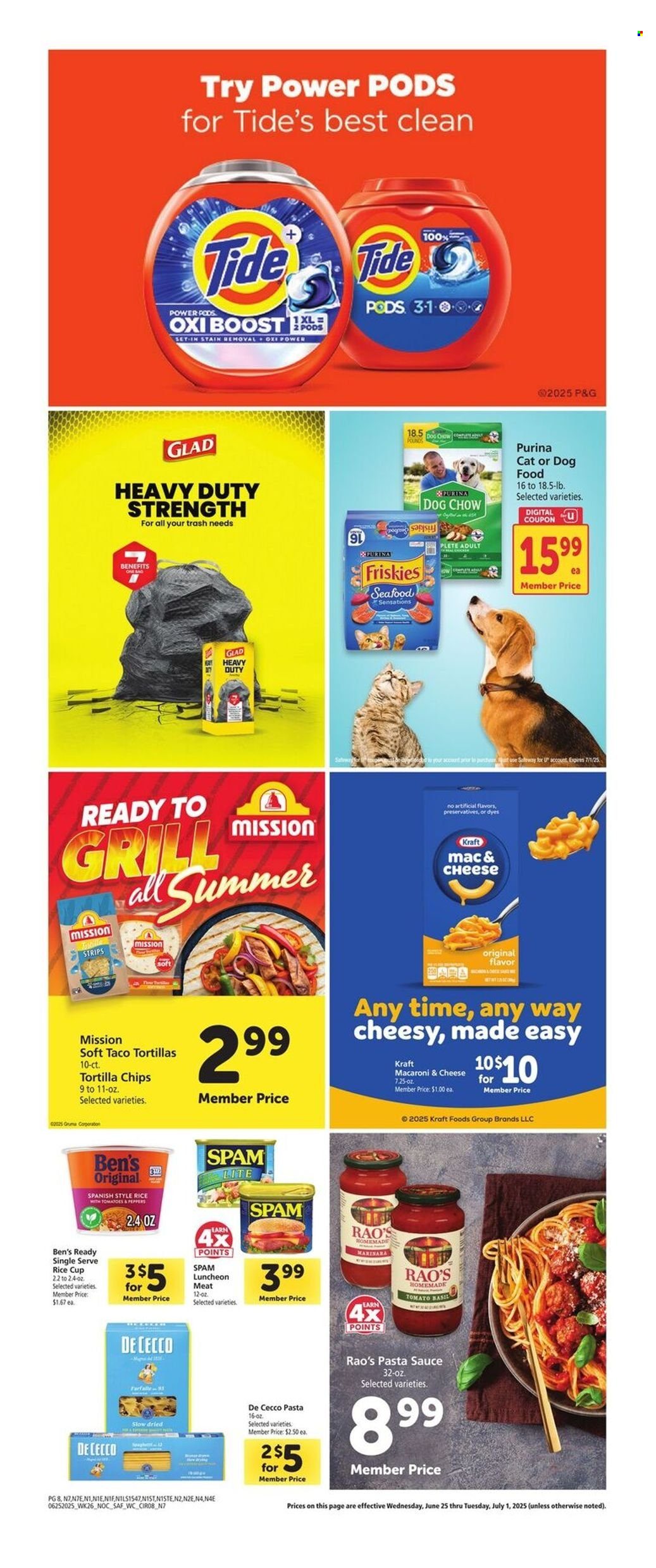 Safeway ad - 06/25/2025 - 07/01/2025. Page 8