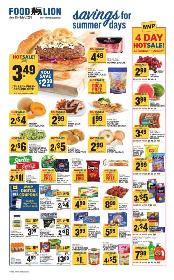 Food Lion Flyer - 06/25/2025 - 07/01/2025.