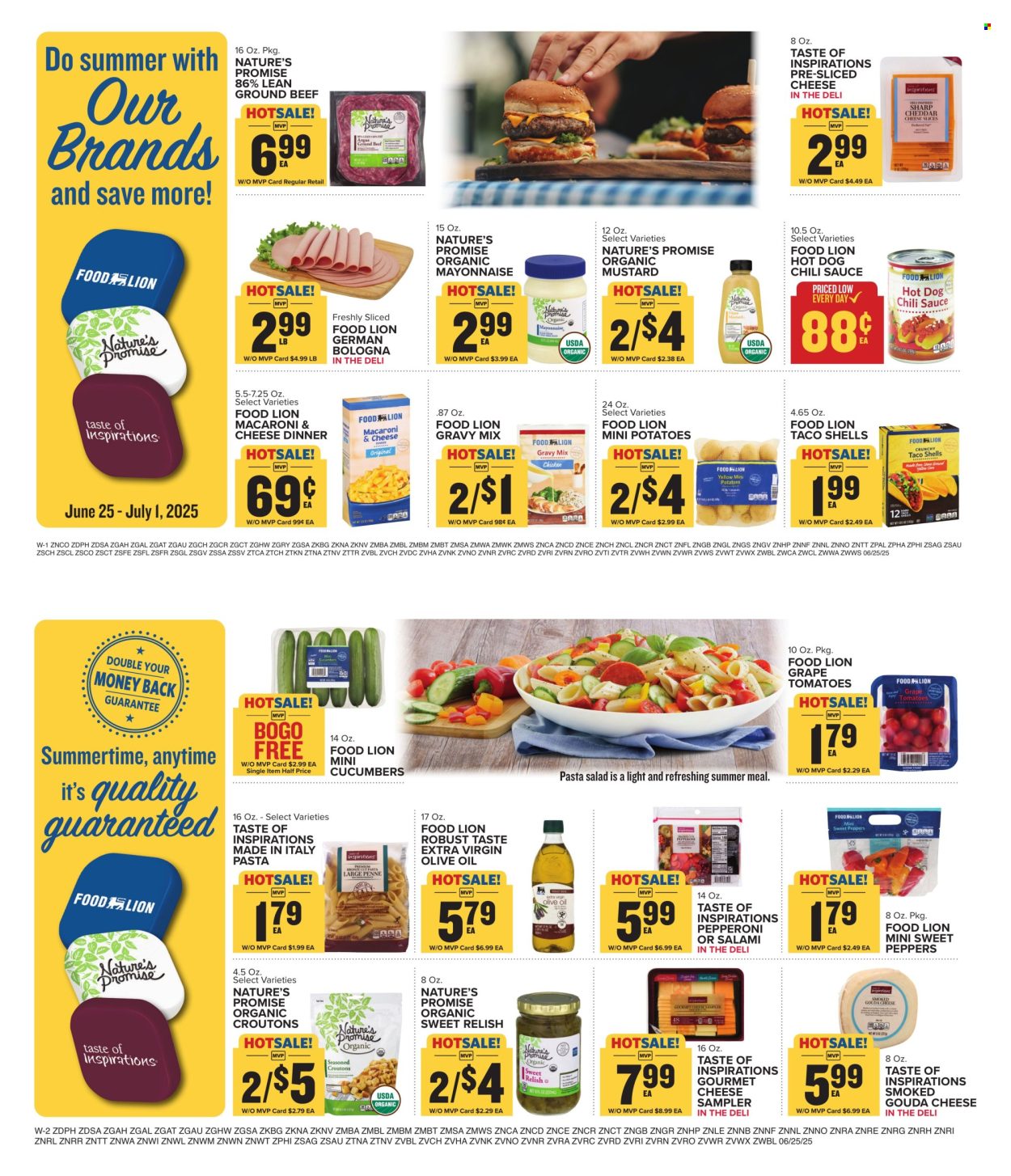 Food Lion ad - 06/25/2025 - 07/01/2025. Page 9