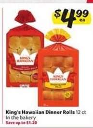 King's Hawaiian Dinner Rolls