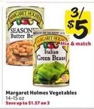 Margaret Holmes Vegetables