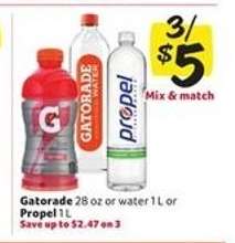 Gatorade or Propel