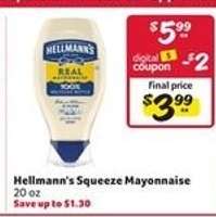 Hellmann's Squeeze Mayonnaise