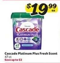 Cascade Platinum Plus Fresh Scent
