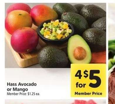 Hass Avocado or Mango