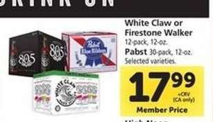 White Claw or Firestone Walker