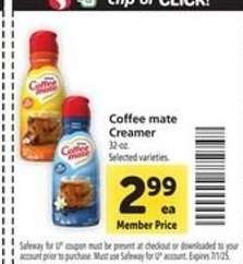 Coffee mate Creamer