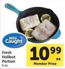 Fresh Halibut Portion
